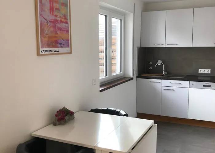 아파트 Gemuetliches Mit Eigener Terrasse 보돌쯔